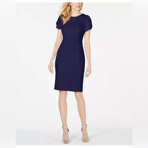 Calvin Klein Navy Midi Dress